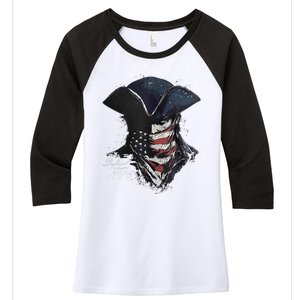 Defiant Since 1776 Women's Tri-Blend 3/4-Sleeve Raglan Shirt