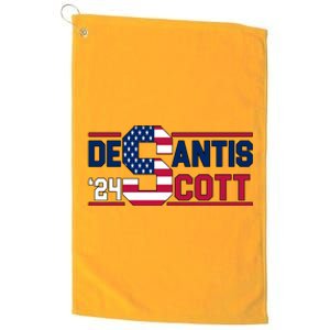 Desantis Scott 2024 Election USA Platinum Collection Golf Towel