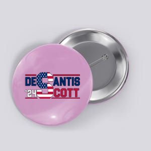 Desantis Scott 2024 Election USA Button