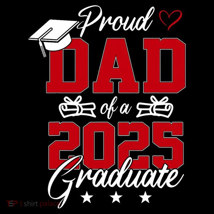 Dad Senior 2025 Proud Dad Of A Class Of 2025 Graduate Tall T-Shirt