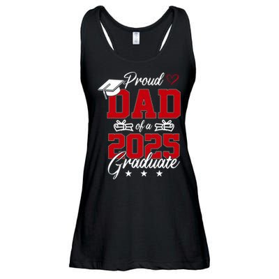 Dad Senior 2025 Proud Dad Of A Class Of 2025 Graduate Ladies Essential Flowy Tank