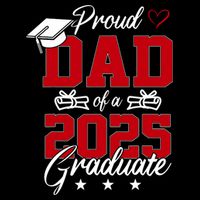 Dad Senior 2025 Proud Dad Of A Class Of 2025 Graduate 16 in Basic Backpack