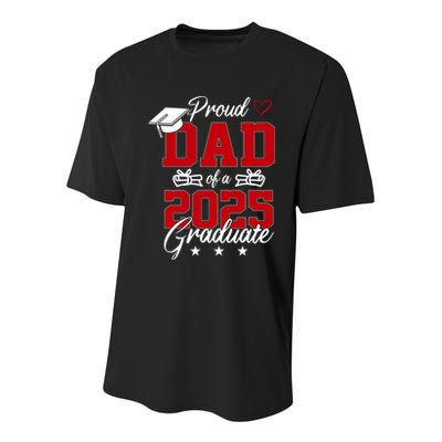 Dad Senior 2025 Proud Dad Of A Class Of 2025 Graduate Youth Performance Sprint T-Shirt