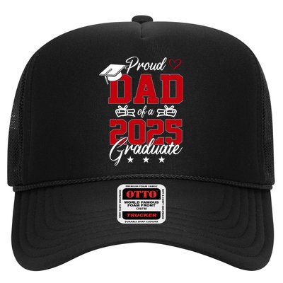 Dad Senior 2025 Proud Dad Of A Class Of 2025 Graduate Trucker Hat