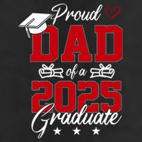 Dad Senior 2025 Proud Dad Of A Class Of 2025 Graduate Golf Towel
