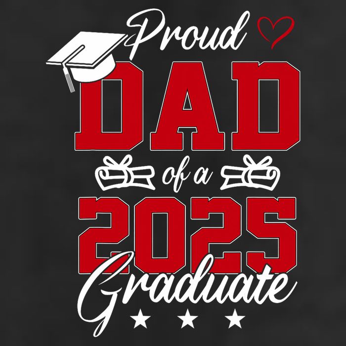 Dad Senior 2025 Proud Dad Of A Class Of 2025 Graduate Golf Towel