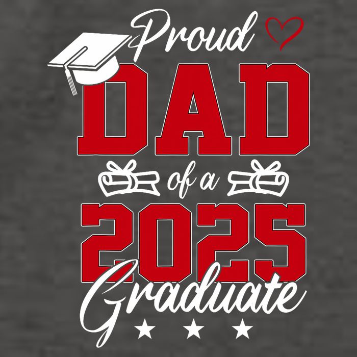 Dad Senior 2025 Proud Dad Of A Class Of 2025 Graduate Vector Backpack