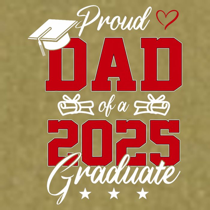 Dad Senior 2025 Proud Dad Of A Class Of 2025 Graduate Garment-Dyed Women's Muscle Tee