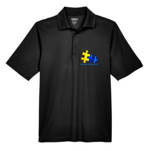 Down Syndrome 21 March Puzzle Down Syndrome Awareness Day Men's Origin Performance Pique Polo