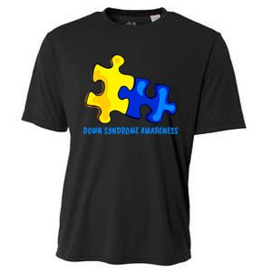 Down Syndrome 21 March Puzzle Down Syndrome Awareness Day Cooling Performance Crew T-Shirt