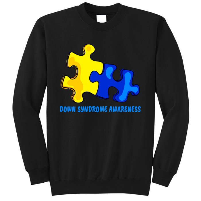 Down Syndrome 21 March Puzzle Down Syndrome Awareness Day Sweatshirt