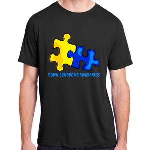 Down Syndrome 21 March Puzzle Down Syndrome Awareness Day Adult ChromaSoft Performance T-Shirt