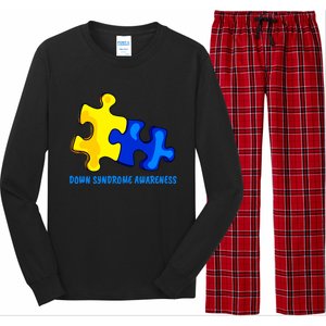 Down Syndrome 21 March Puzzle Down Syndrome Awareness Day Long Sleeve Pajama Set