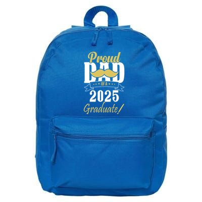Dad Senior 2025 Proud Dad Of A Class Of 2025 Senior Graduate Gift 16 in Basic Backpack