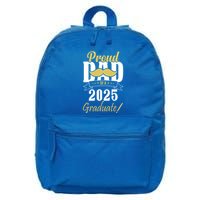 Dad Senior 2025 Proud Dad Of A Class Of 2025 Senior Graduate Gift 16 in Basic Backpack