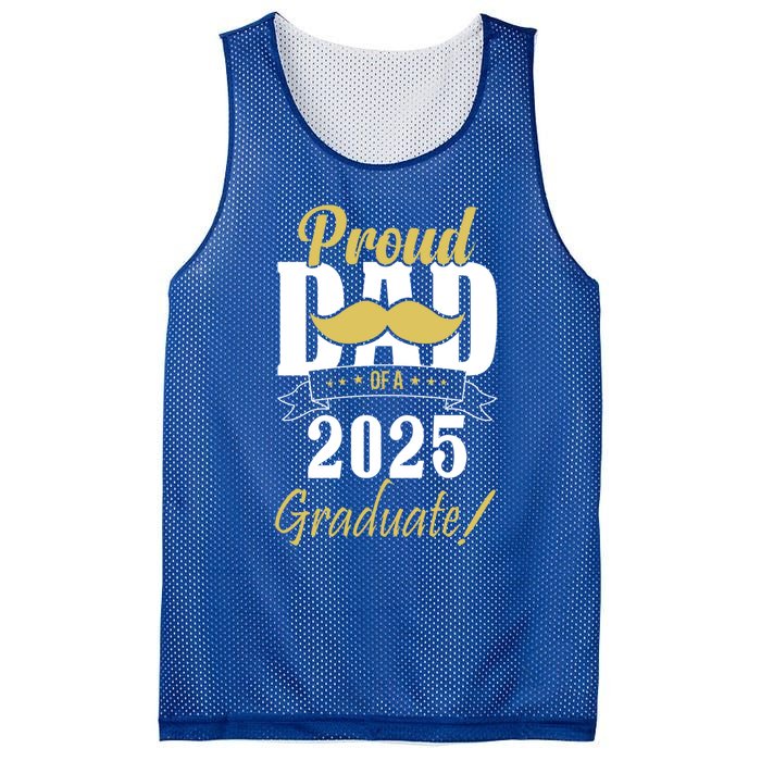 Dad Senior 2025 Proud Dad Of A Class Of 2025 Senior Graduate Gift Mesh Reversible Basketball Jersey Tank