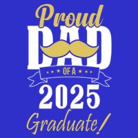 Dad Senior 2025 Proud Dad Of A Class Of 2025 Senior Graduate Gift Womens T-Shirt