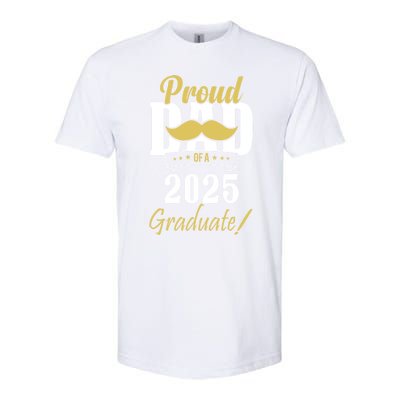 Dad Senior 2025 Proud Dad Of A Class Of 2025 Senior Graduate Gift Softstyle CVC T-Shirt