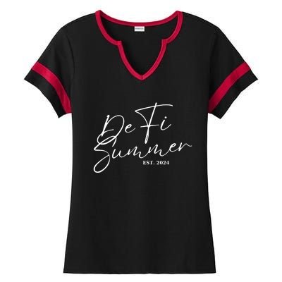 Defi Summer 2024 Ladies Halftime Notch Neck Tee