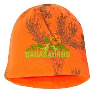 Dada Saurus 2 Dad Dinosaur Xmas Dadasaurus Fathers Day Gift Kati - Camo Knit Beanie