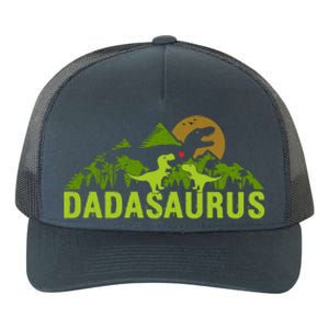 Dada Saurus 2 Dad Dinosaur Xmas Dadasaurus Fathers Day Gift Yupoong Adult 5-Panel Trucker Hat