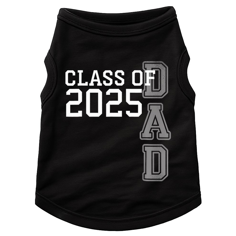 Dad Senior 2025 Proud Dad Of A Class Of 2025 Graduate Father Doggie Tank