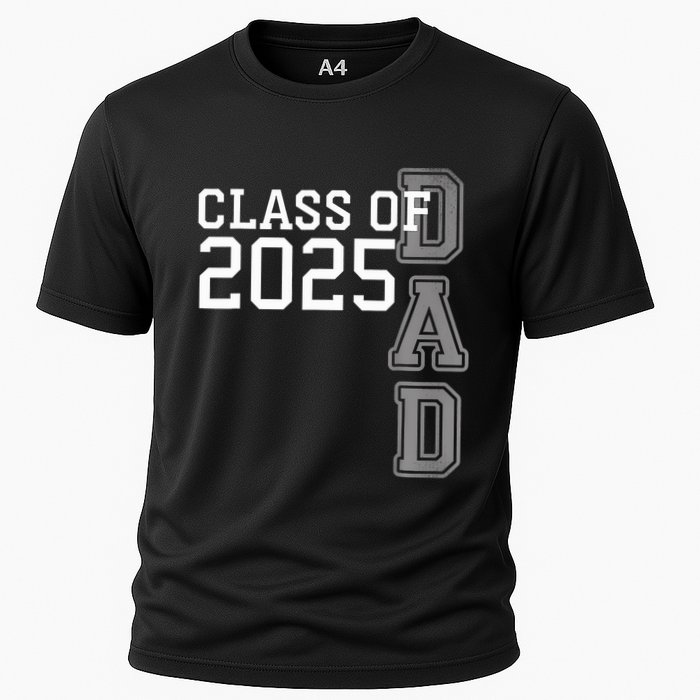 Dad Senior 2025 Proud Dad Of A Class Of 2025 Graduate Father Cooling Performance Crew T-Shirt