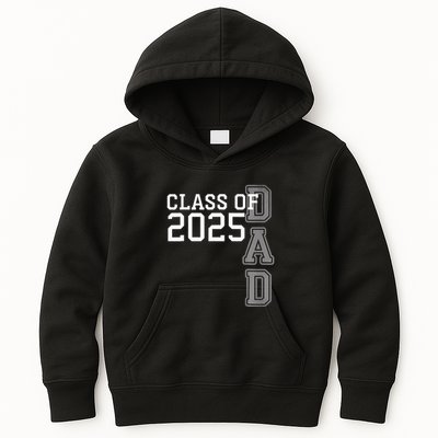 Dad Senior 2025 Proud Dad Of A Class Of 2025 Graduate Father Kids Hoodie