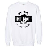 Desert Storm 30th Anniversary 1991 Gulf War Veteran Military Garment-Dyed Sweatshirt