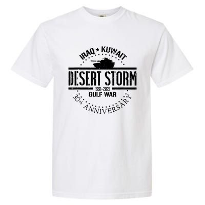 Desert Storm 30th Anniversary 1991 Gulf War Veteran Military Garment-Dyed Heavyweight T-Shirt