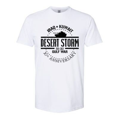 Desert Storm 30th Anniversary 1991 Gulf War Veteran Military Softstyle CVC T-Shirt