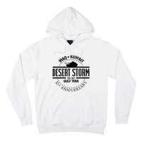 Desert Storm 30th Anniversary 1991 Gulf War Veteran Military Hoodie