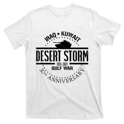 Desert Storm 30th Anniversary 1991 Gulf War Veteran Military T-Shirt