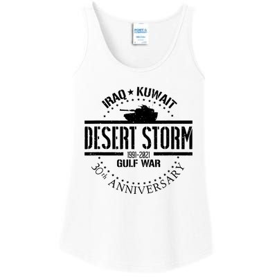 Desert Storm 30th Anniversary 1991 Gulf War Veteran Military Ladies Essential Tank