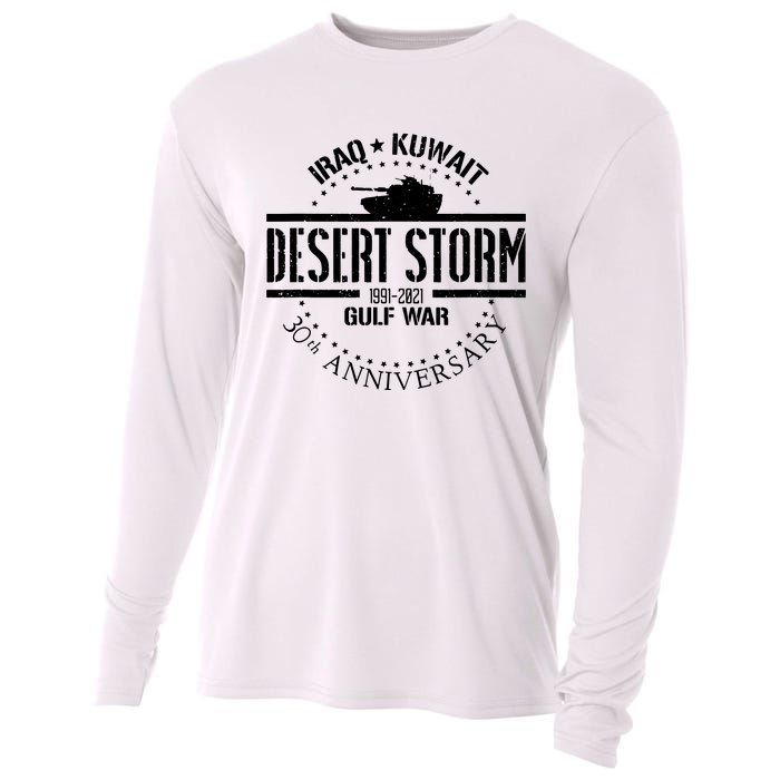 Desert Storm 30th Anniversary 1991 Gulf War Veteran Military Cooling Performance Long Sleeve Crew