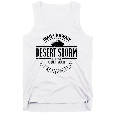 Desert Storm 30th Anniversary 1991 Gulf War Veteran Military Tank Top