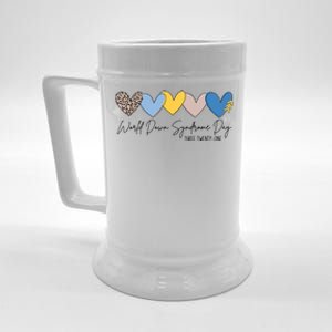 Down Syndrome 321 Day Down Syndrome Trisomy 21 Extra Chromosome Beer Stein