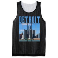 Detroit Skyline 313 Michigan Vintage Pride Mesh Reversible Basketball Jersey Tank