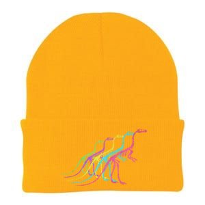 Dinosaur Skeleton 80S Colors 1980S Gift Knit Cap Winter Beanie