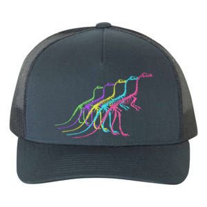 Dinosaur Skeleton 80S Colors 1980S Gift Yupoong Adult 5-Panel Trucker Hat