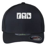 Dad Shooting Archery Deer Archer Bow Hunting Hunter Men Gift Flexfit Unipanel Trucker Cap