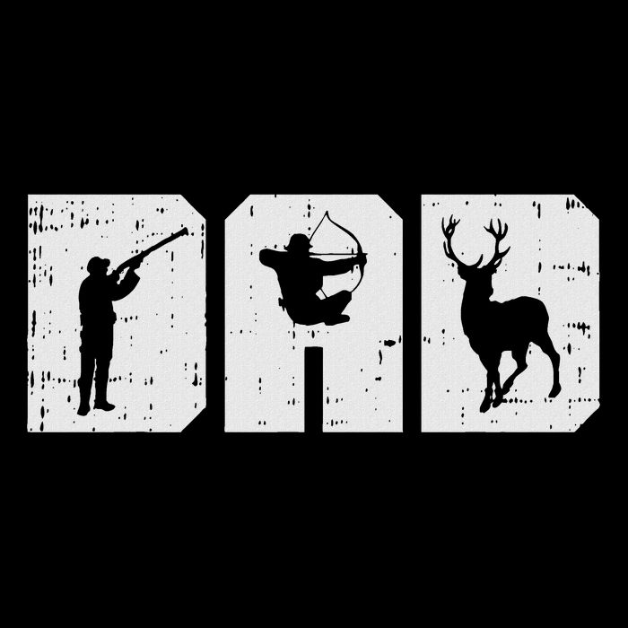 Dad Shooting Archery Deer Archer Bow Hunting Hunter Men Gift Flexfit Unipanel Trucker Cap