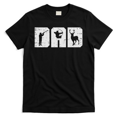 Dad Shooting Archery Deer Archer Bow Hunting Hunter Men Gift T-Shirt