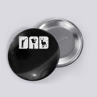 Dad Shooting Archery Deer Archer Bow Hunting Hunter Men Gift Button