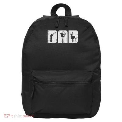 Dad Shooting Archery Deer Archer Bow Hunting Hunter Men Gift 16 in Basic Backpack