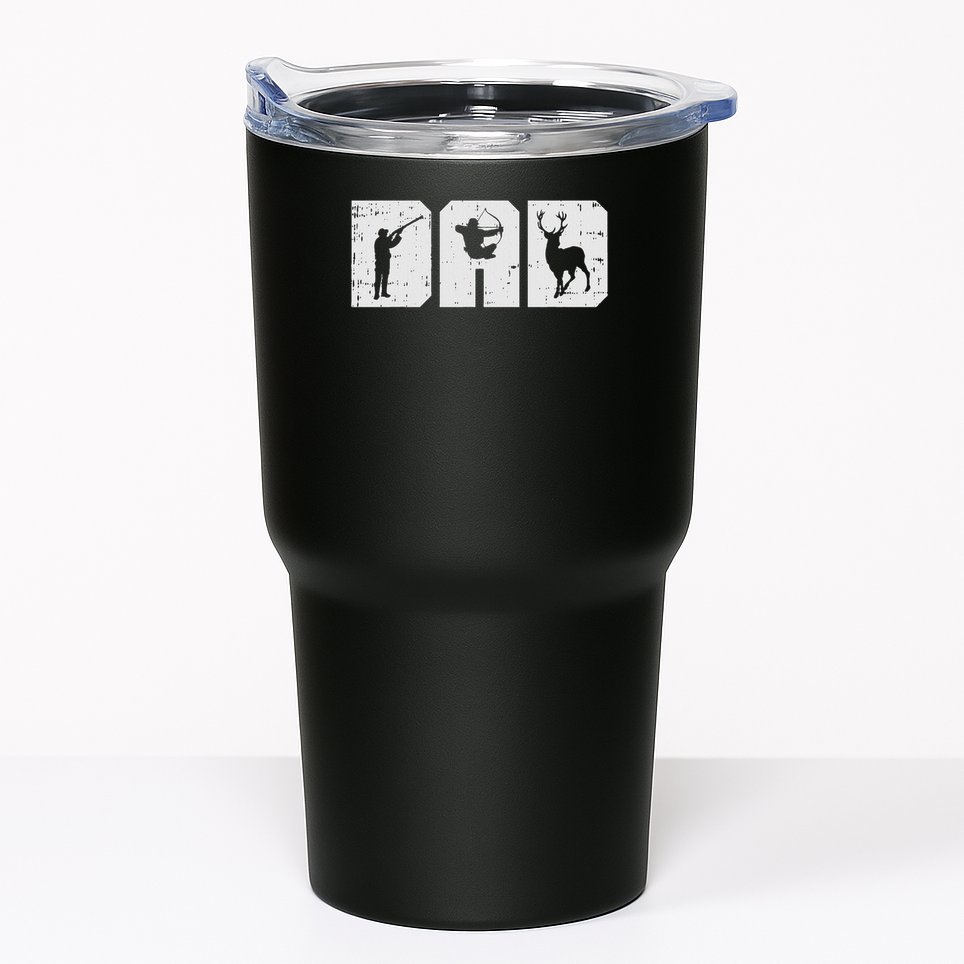 Dad Shooting Archery Deer Archer Bow Hunting Hunter Men Gift Tumbler