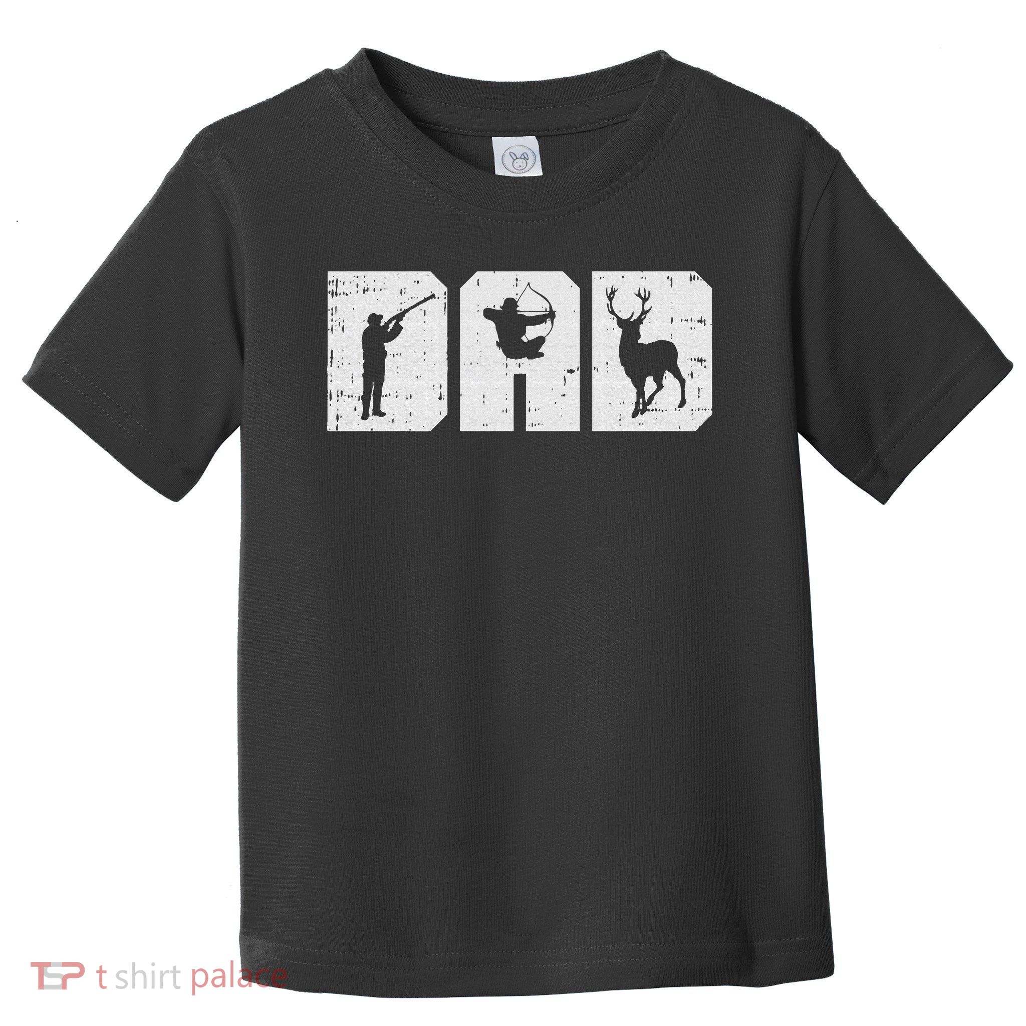 Dad Shooting Archery Deer Archer Bow Hunting Hunter Men Gift Toddler T-Shirt
