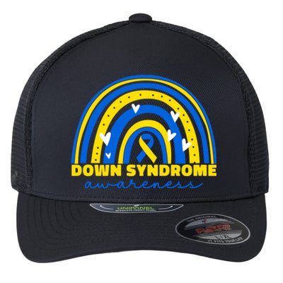 Down Syndrome Awareness Day Month T21 Down Syndrom Gift Flexfit Unipanel Trucker Cap