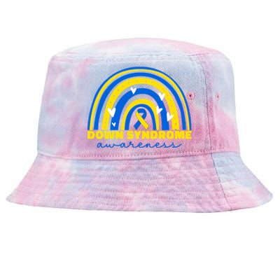 Down Syndrome Awareness Day Month T21 Down Syndrom Gift Tie-Dyed Bucket Hat