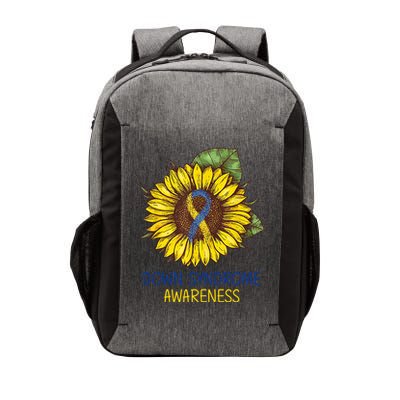 Down Syndrome Awareness Sunflower Ribbon Vector Backpack